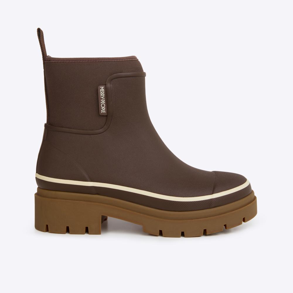 Merry People X Karen Walker Tully Boot // Chocolate