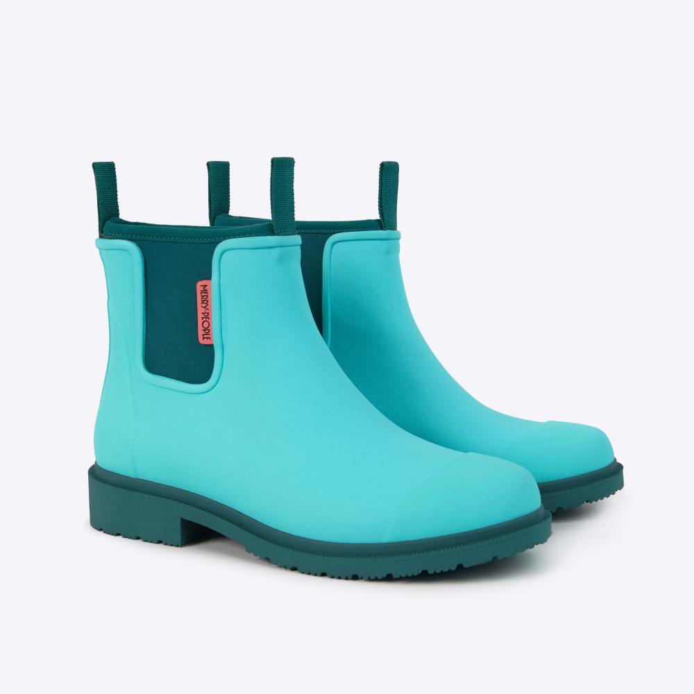 Merry People X Mothers Day Classic Bobbi Ankle Boot // Bright Aqua