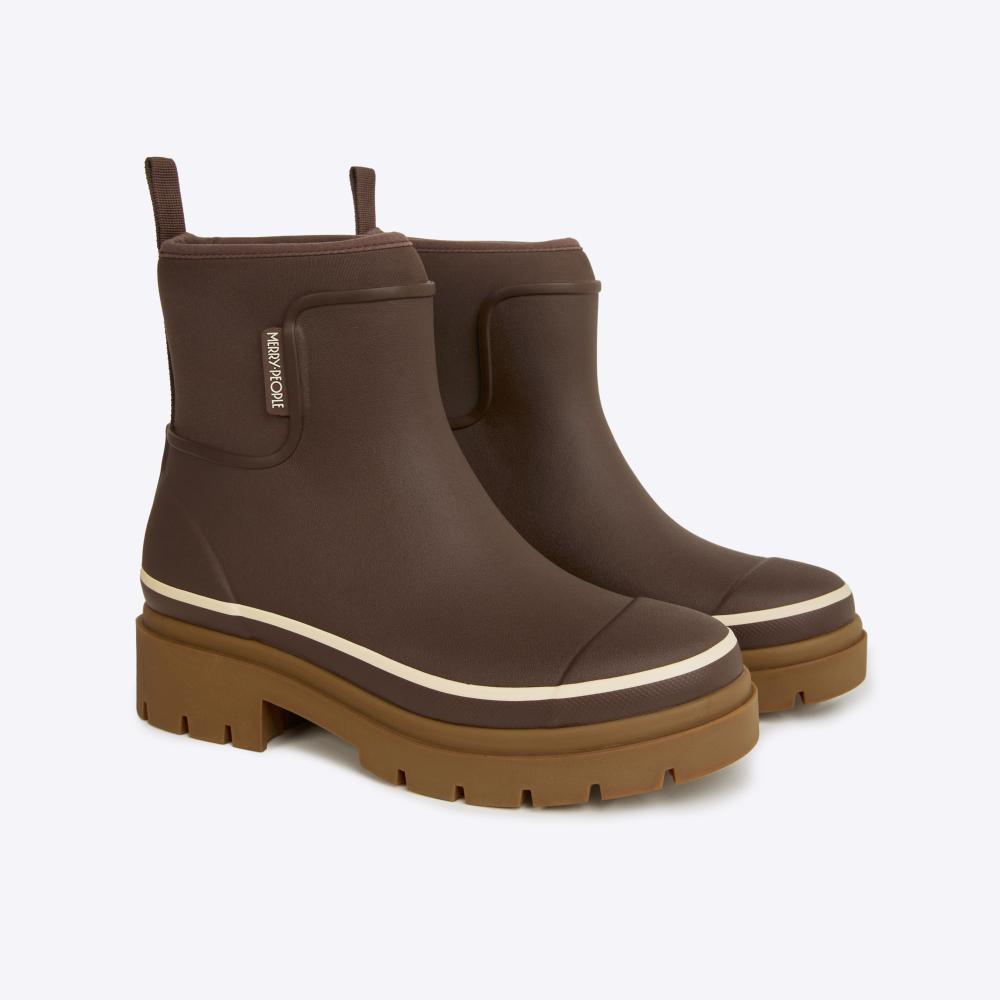 Merry People X Karen Walker Tully Boot // Chocolate