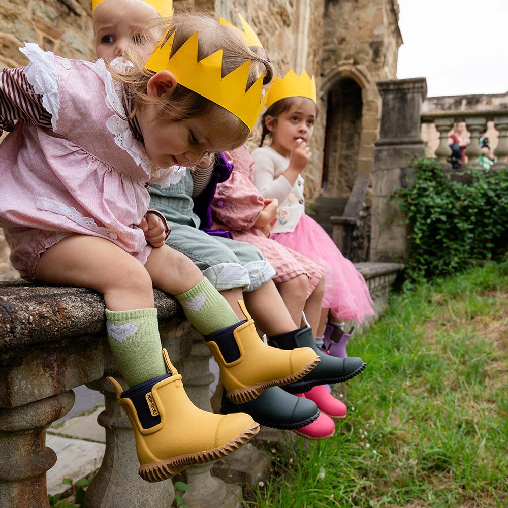 Bobbi Kids Gumboot // Straw