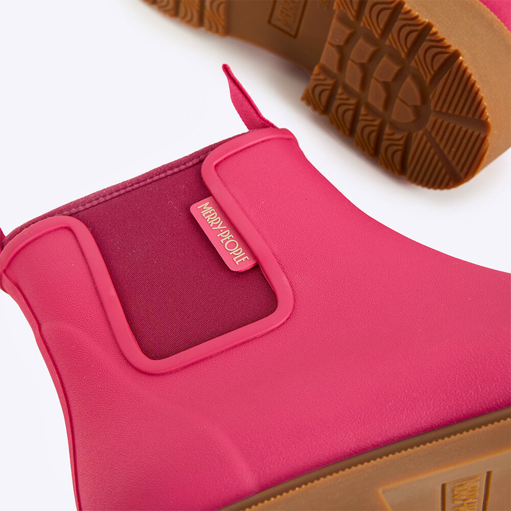 Bobbi Ankle Boot // Fuchsia Pink