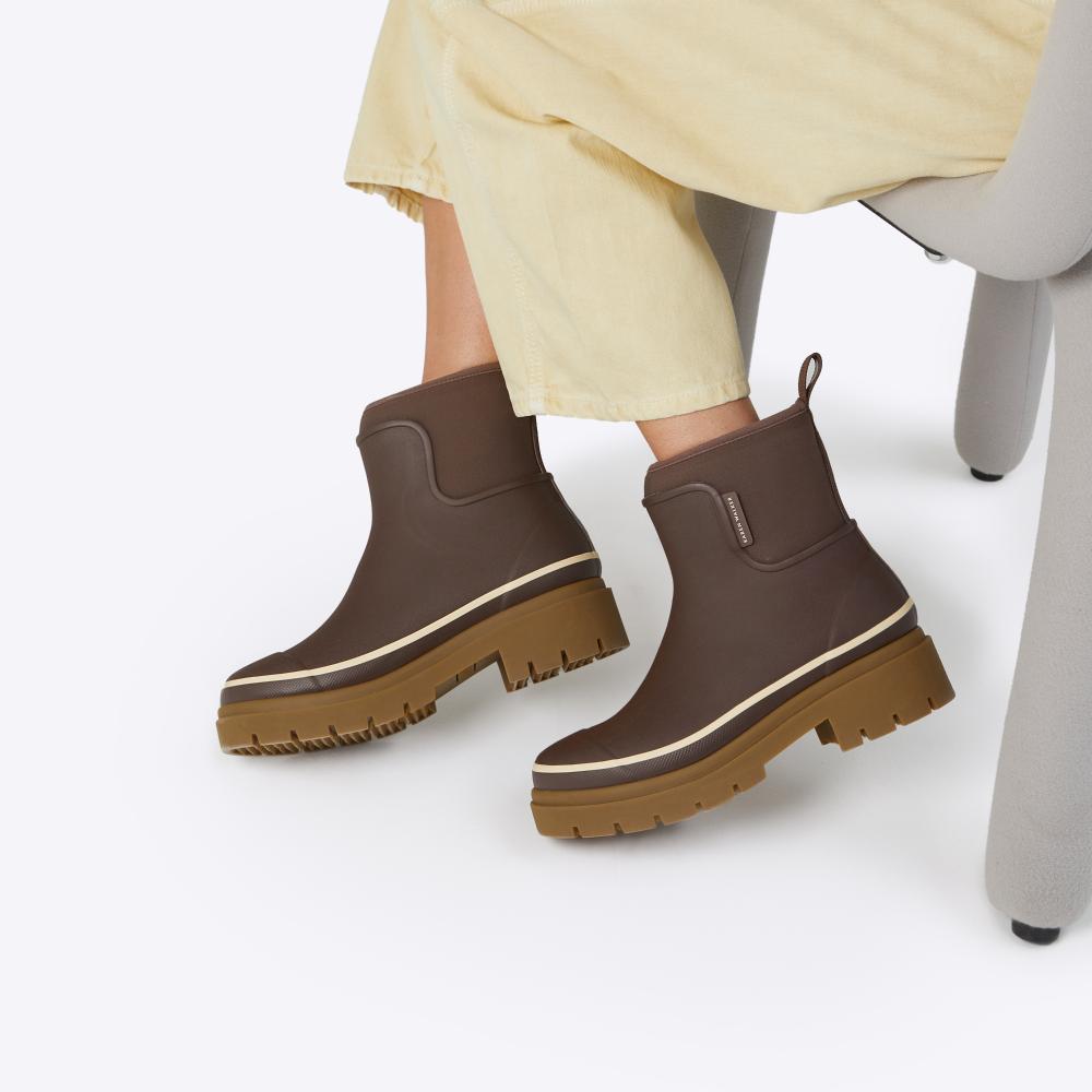 Merry People X Karen Walker Tully Boot // Chocolate