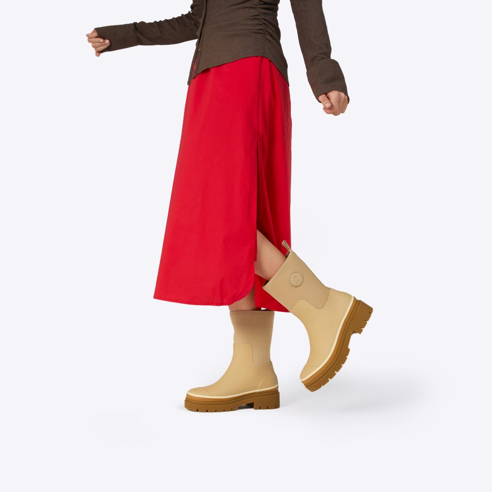 Merry People X Karen Walker Aubrey Boot // Tan