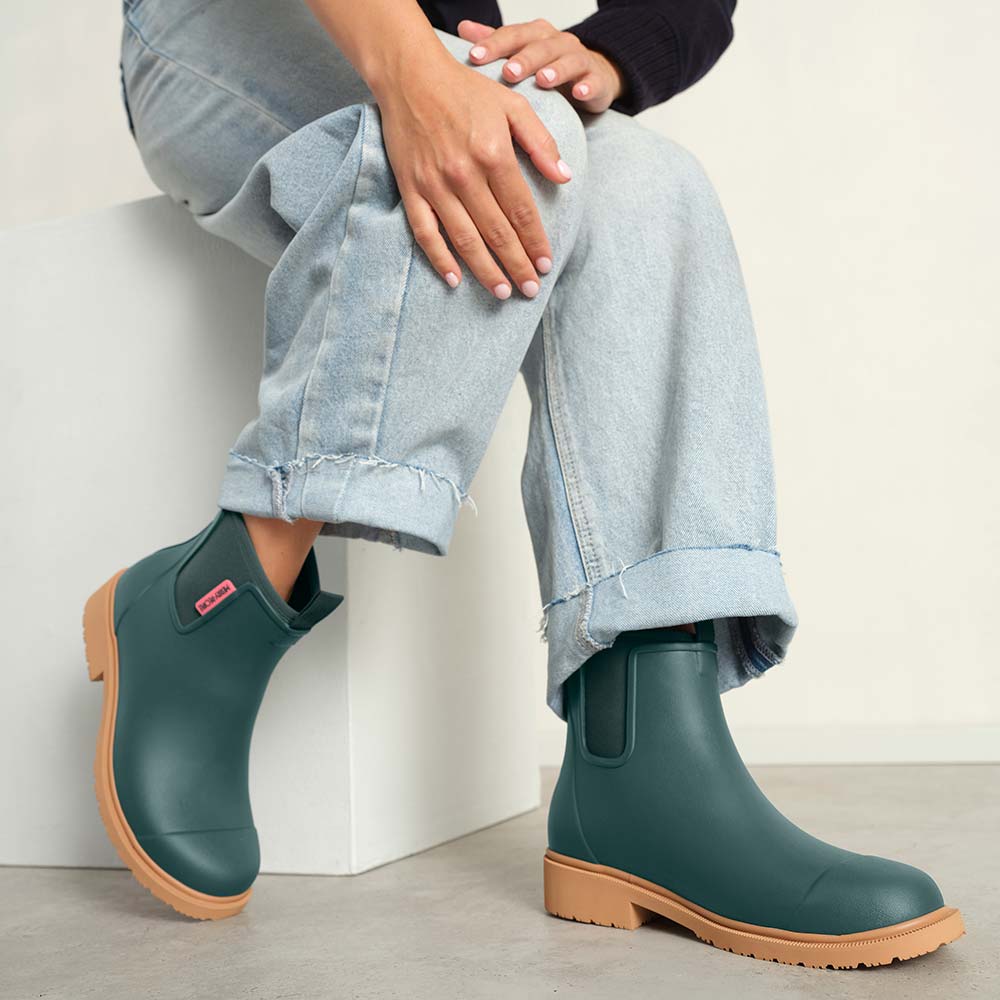 Bobbi Ankle Boot // Teal