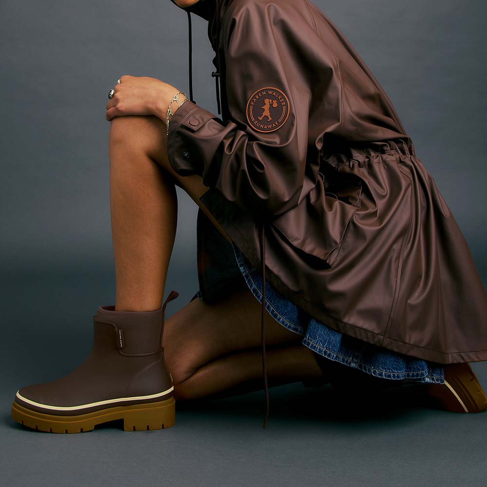 Merry People X Karen Walker Tully Boot // Chocolate