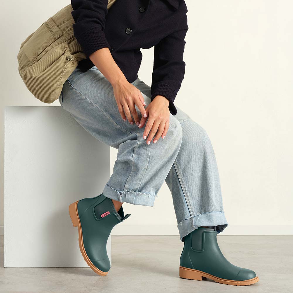 Bobbi Ankle Boot // Teal