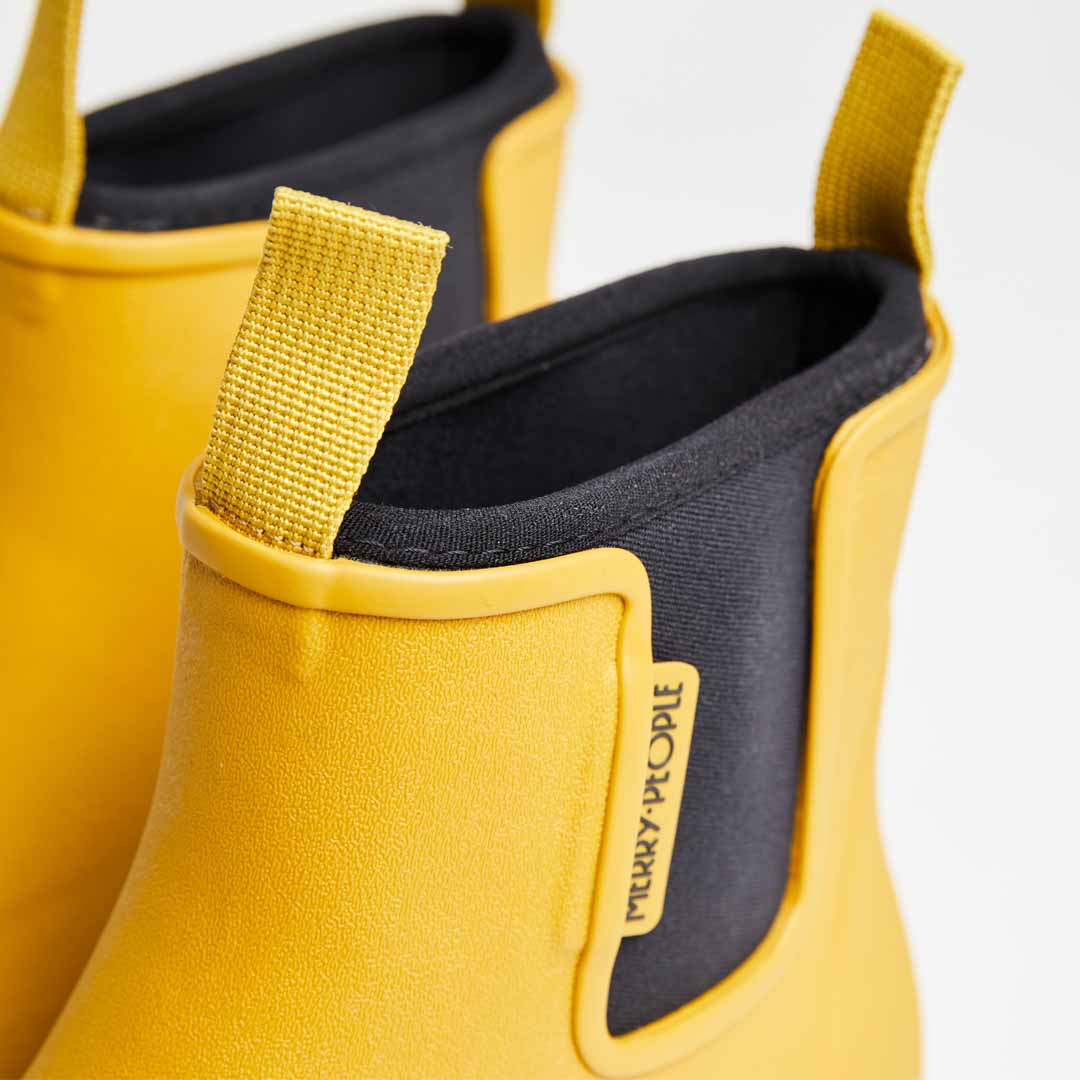 Bobbi Ankle Boot // Mustard Yellow & Black