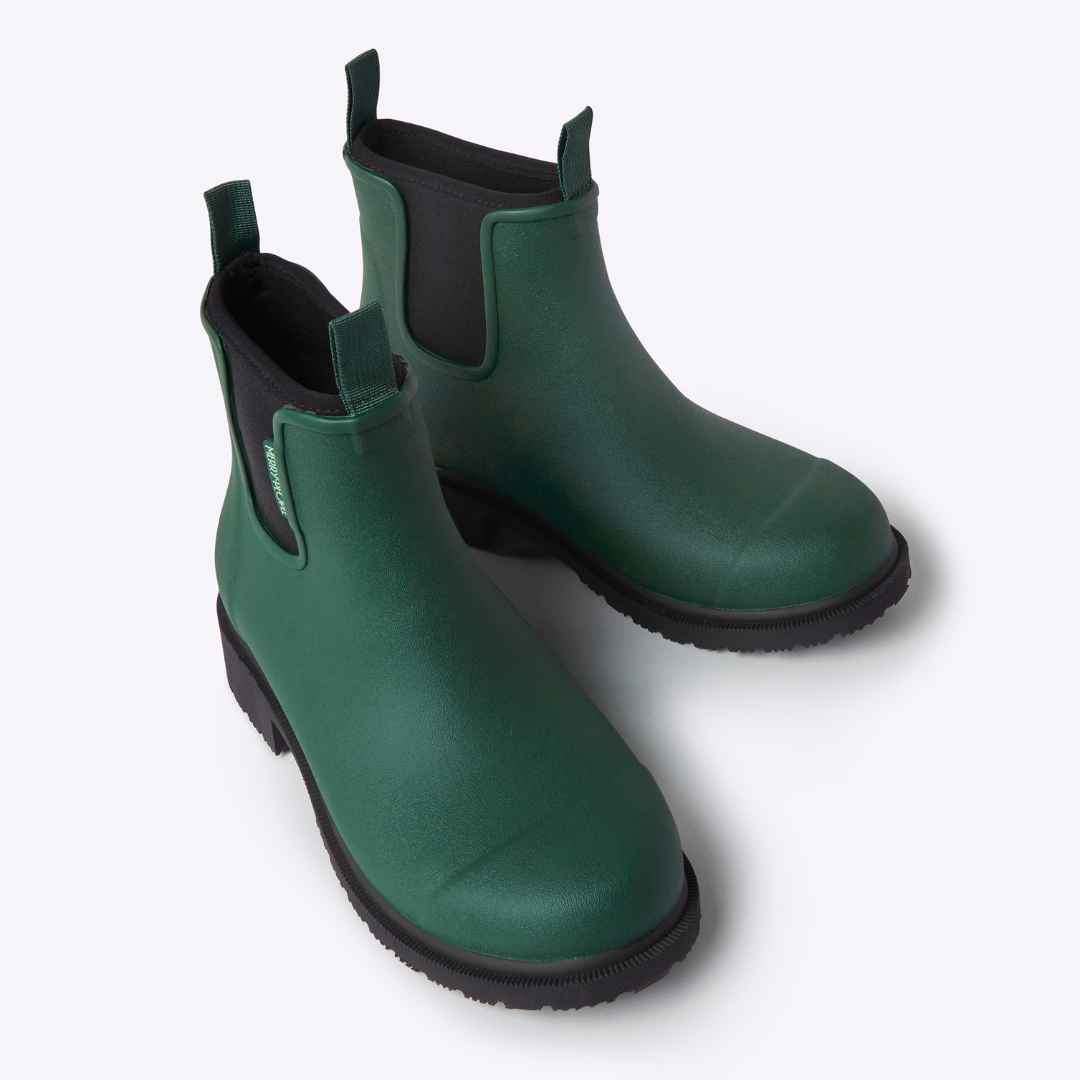 Bobbi Ankle Boot // Alpine Green & Black