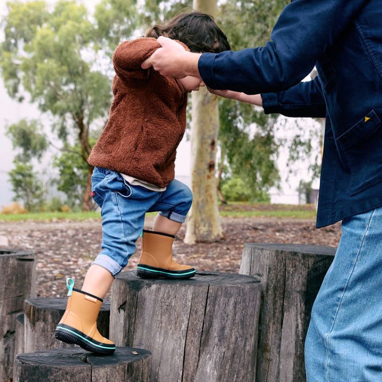 Andie Kids Gumboot // Caramel