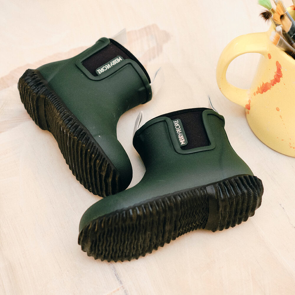 Bobbi Kids Gumboot // Forest Green