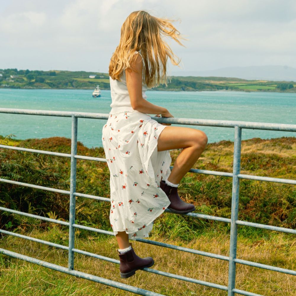 Bobbi Ankle Boot // Dark Cherry