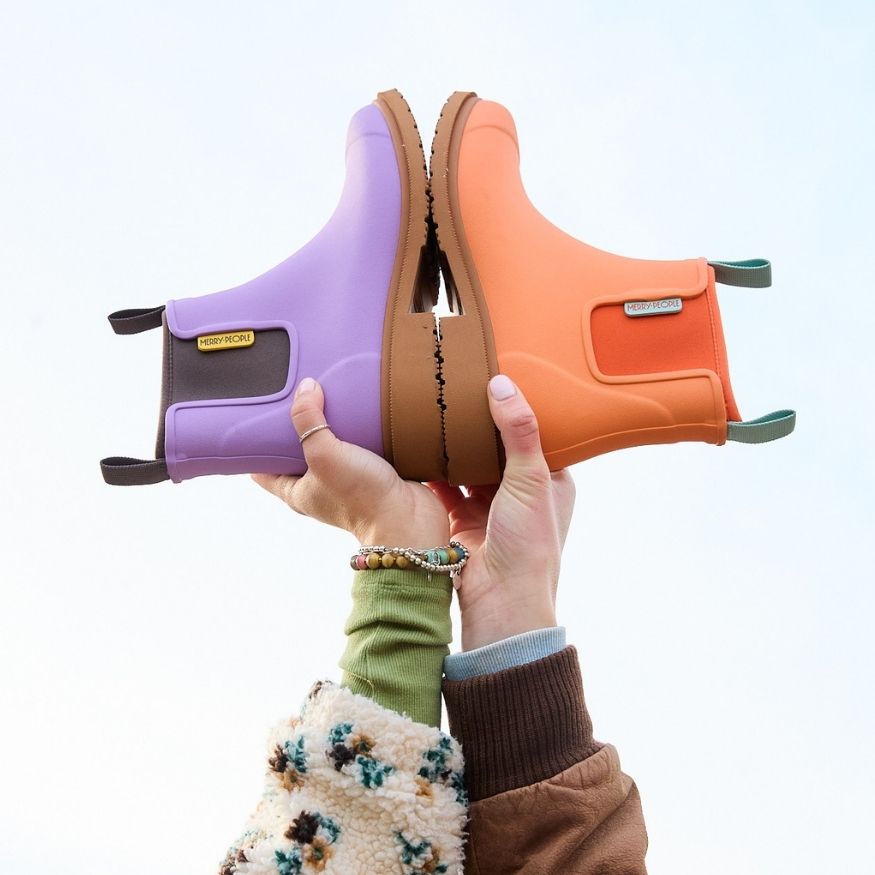 Bobbi Ankle Boot // Sherbet Orange