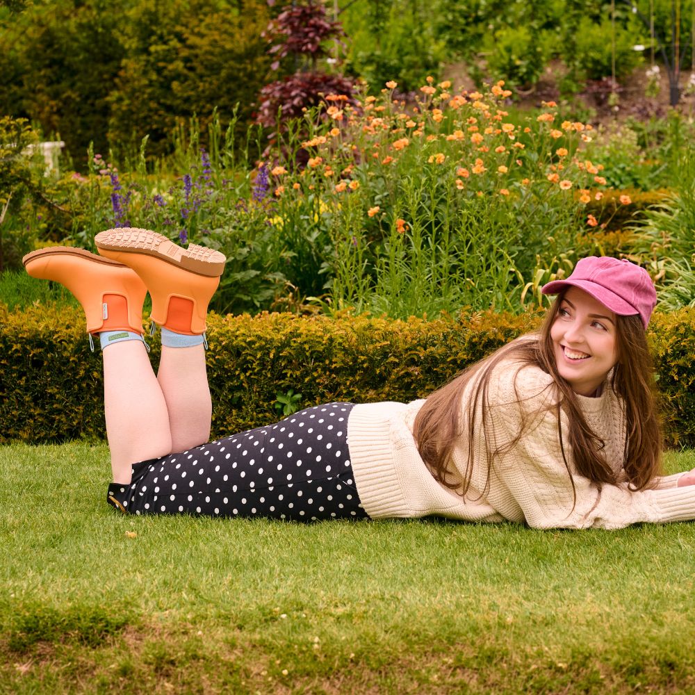 Bobbi Ankle Boot // Sherbet Orange