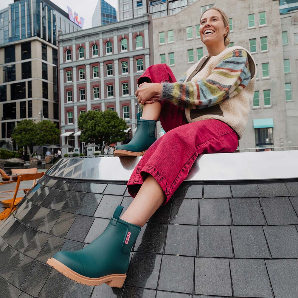 Bobbi Ankle Boot // Teal