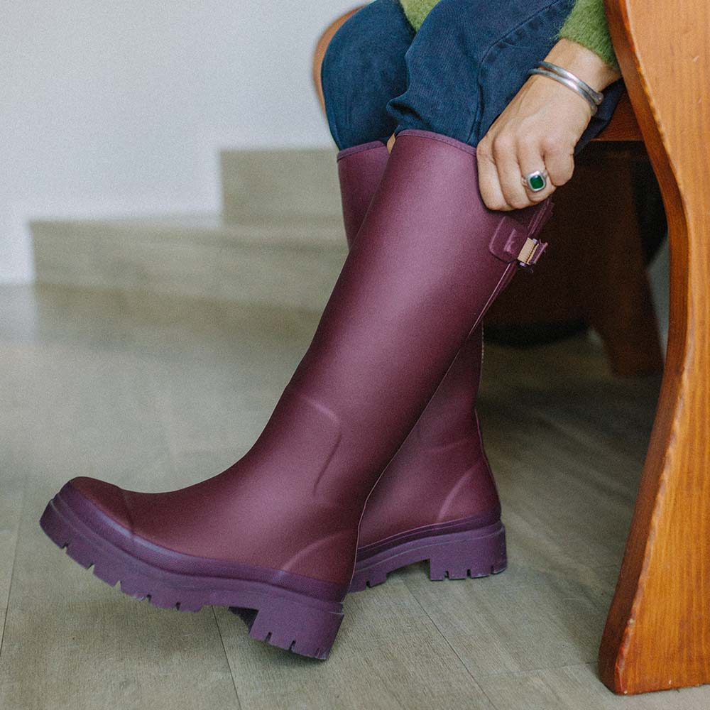 Fergie Tall Boot // Dark Cherry