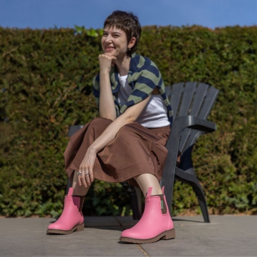Bobbi Ankle Boot // Musk Pink