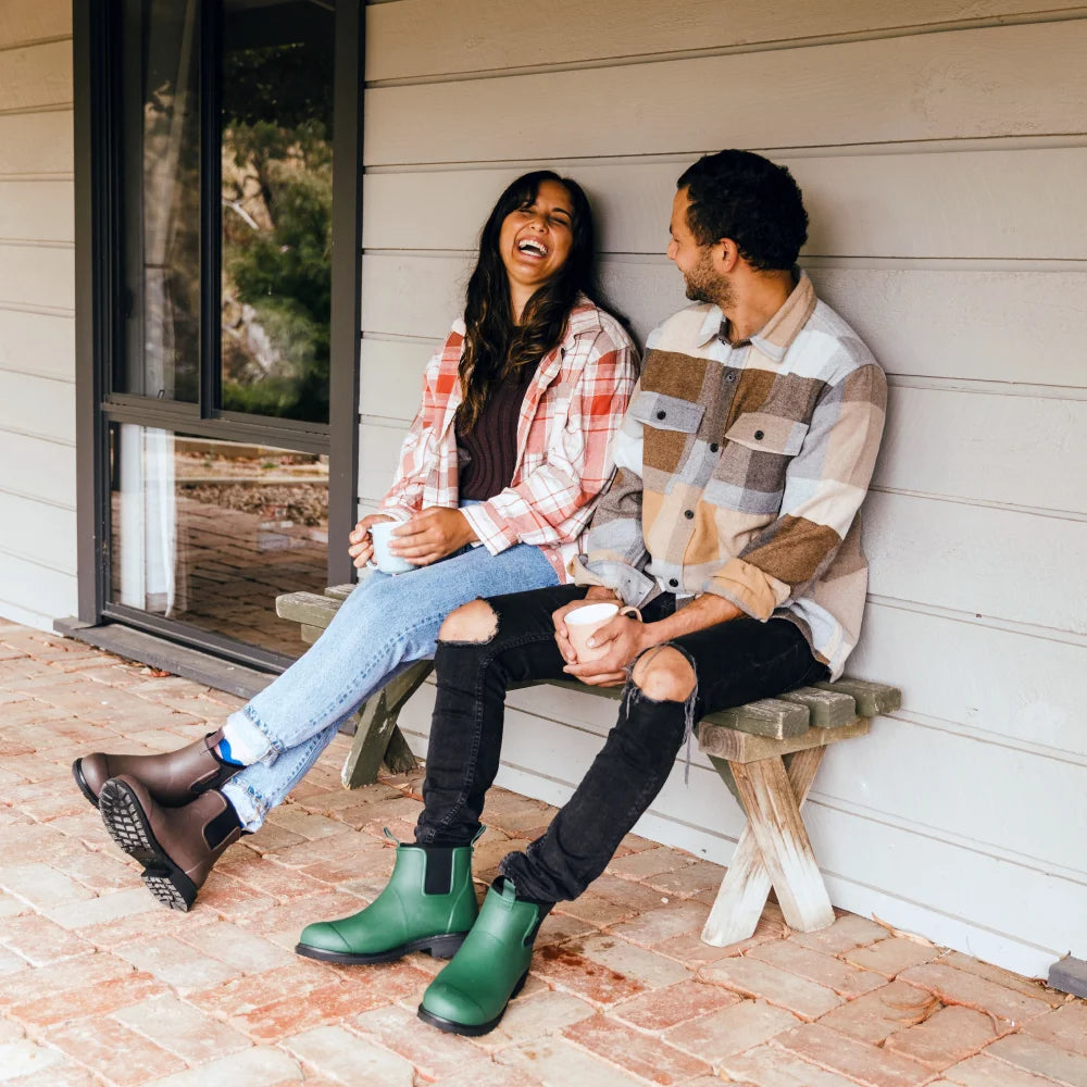 Bobbi Ankle Boot // Alpine Green & Black