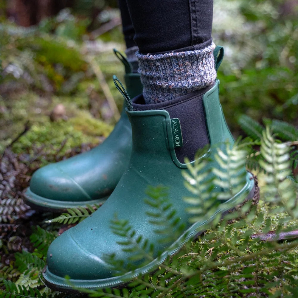 Bobbi Ankle Boot // Alpine Green & Black