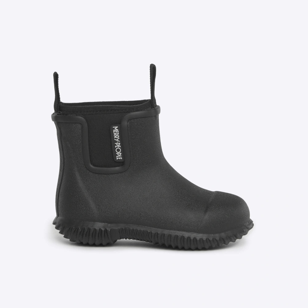 Bobbi Kids Gumboot // Black & Black