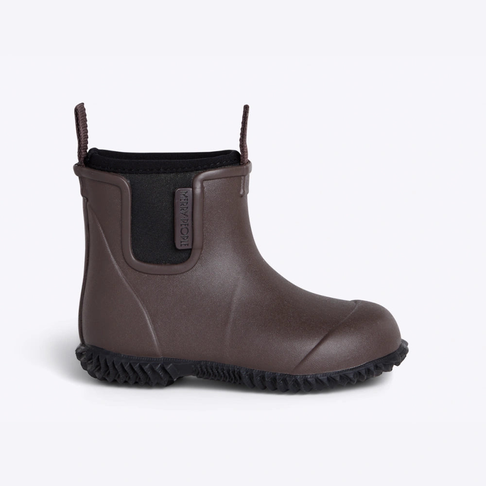 Bobbi Kids Gumboot // Chocolate & Black