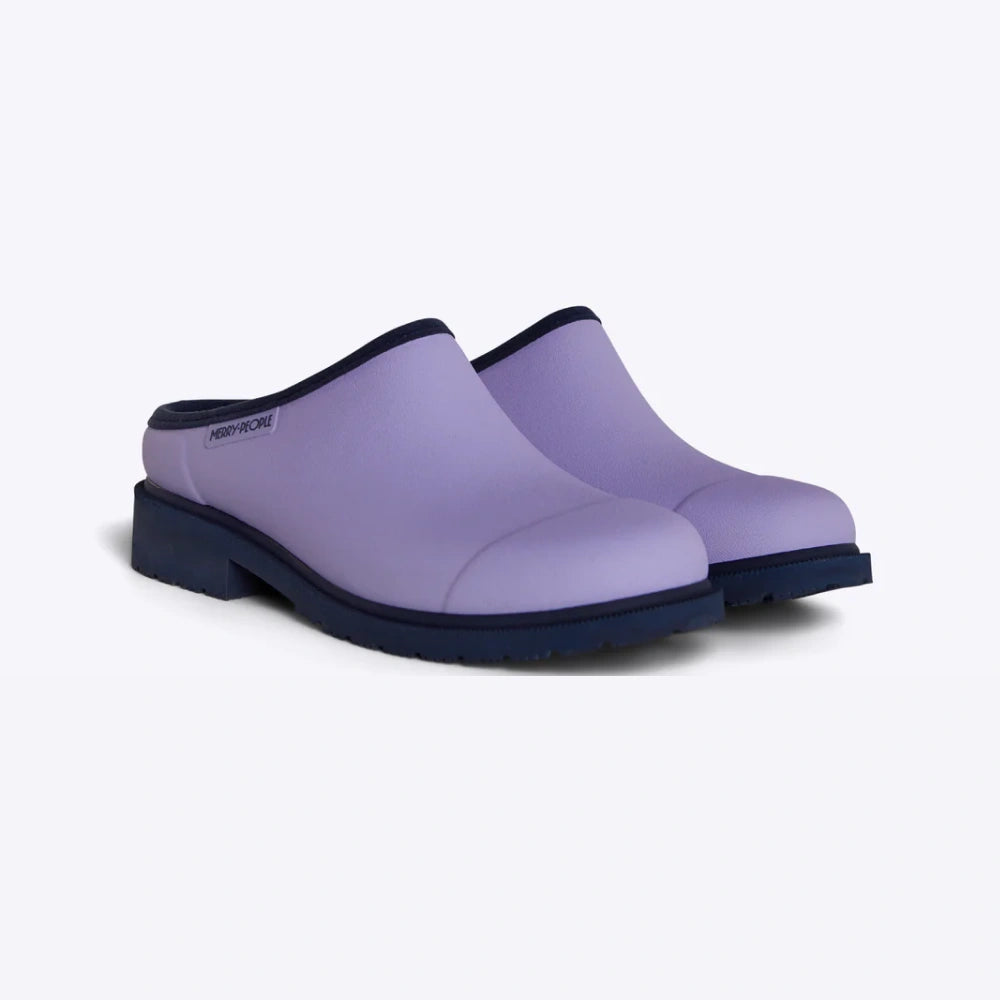 Billie Clog // Lavender & Navy