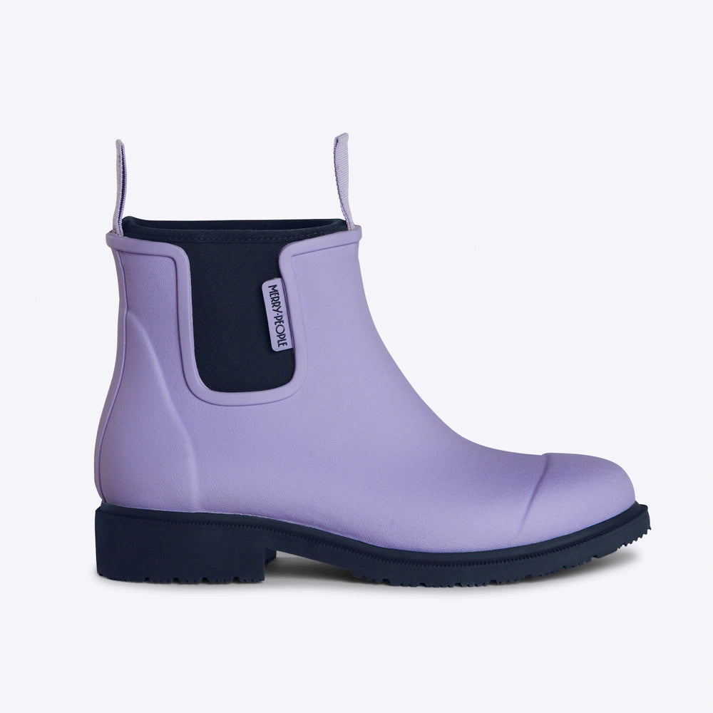 Bobbi Ankle Boot // Lavender & Navy