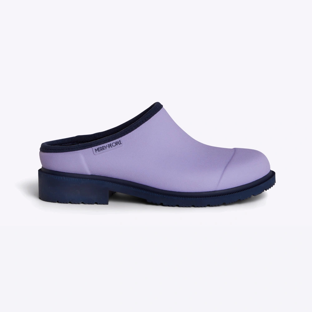 Billie Clog // Lavender & Navy