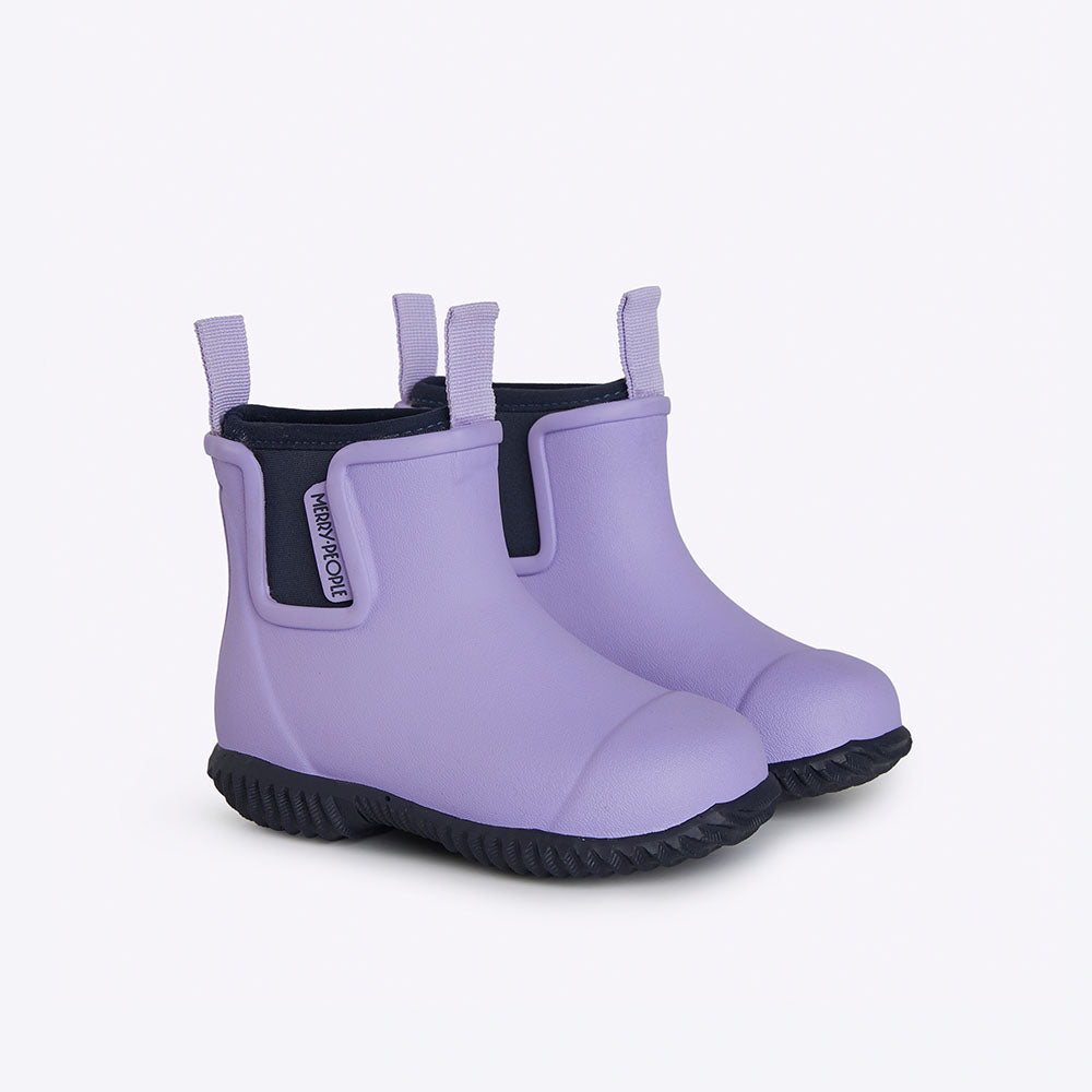 Bobbi Kids Gumboot // Lavender & Navy