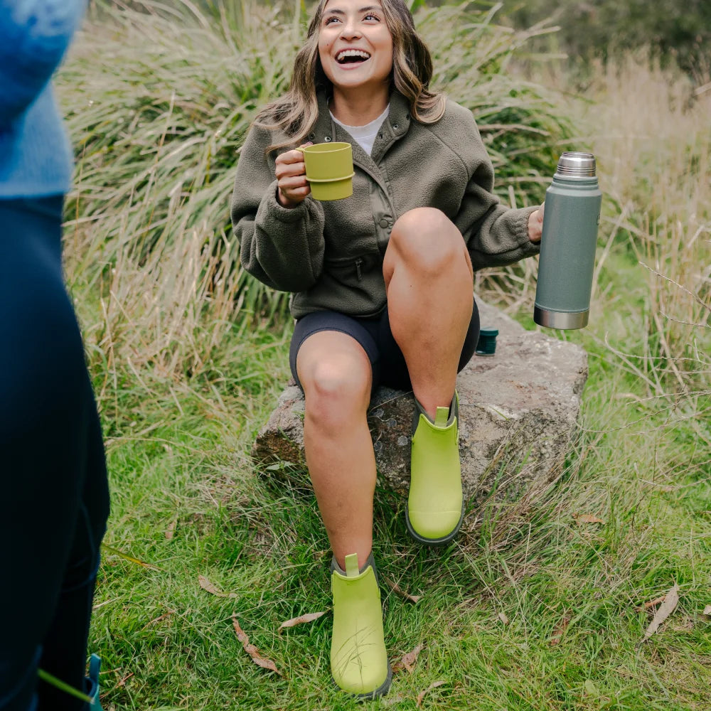 Bobbi Ankle Boot // Lime & Olive