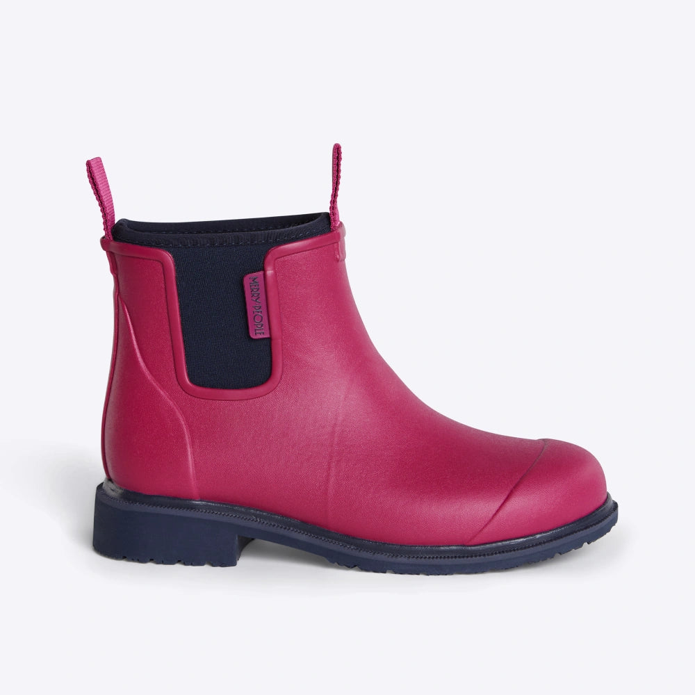 Bobbi Ankle Boot // Magenta & Navy