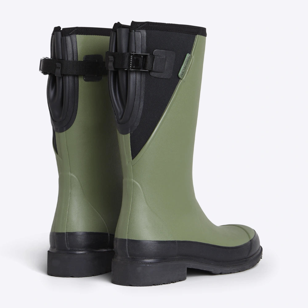 Darcy Mid Calf Gumboot // Moss Green