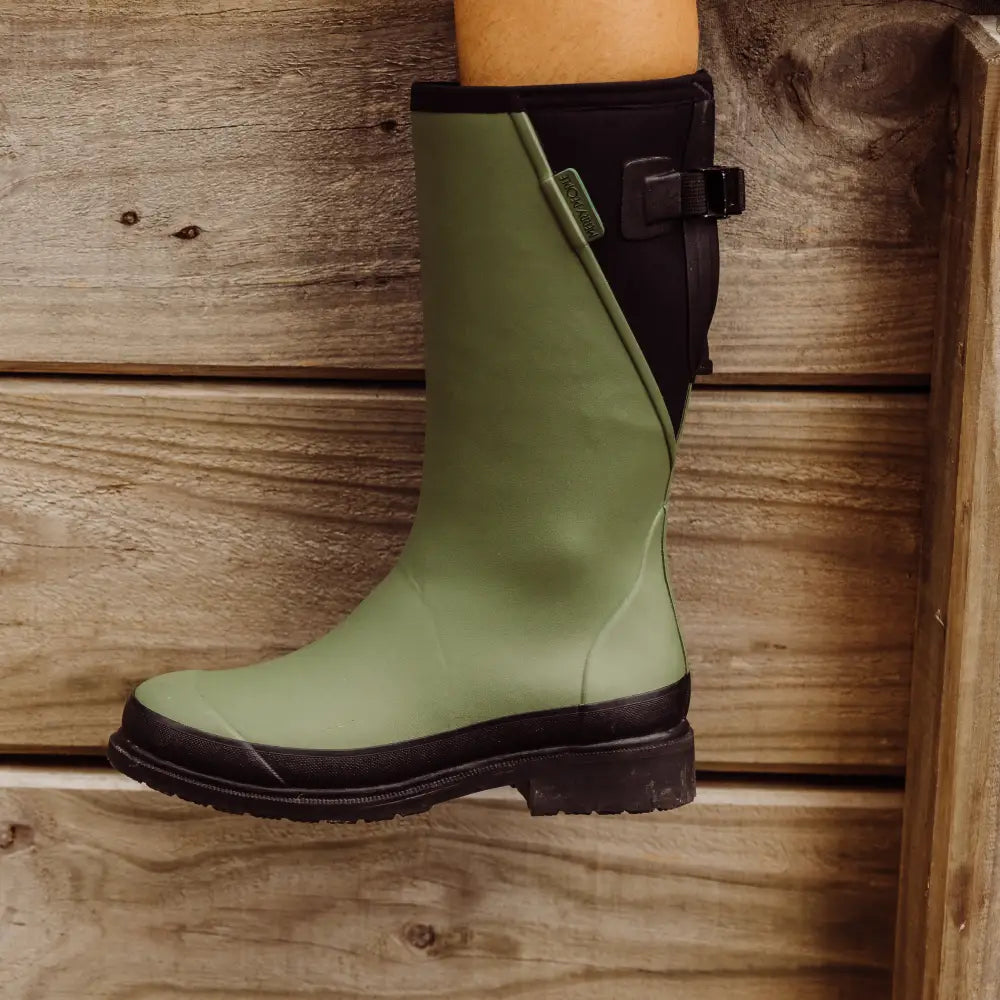 Darcy Mid Calf Gumboot  // Moss Green