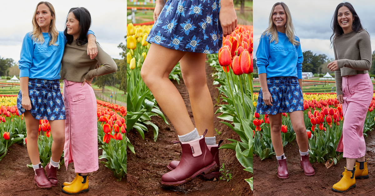 Spring style how to wear rain boots