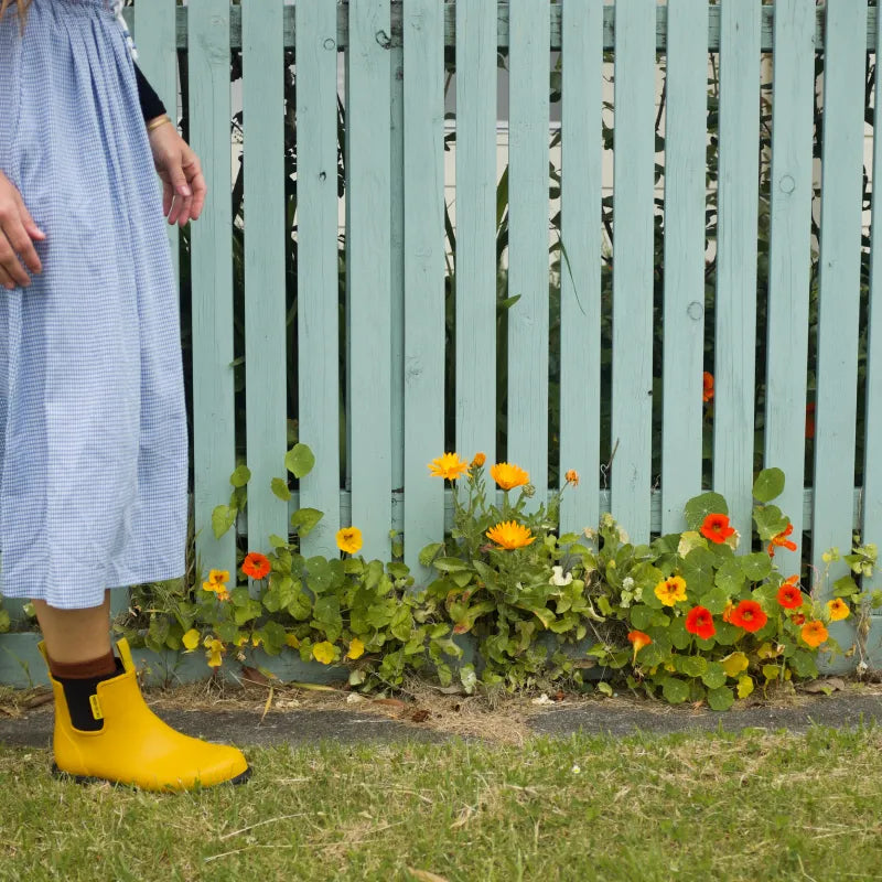 How to Style Your Bobbi Gumboots with Skirts and Dresses - Merry People