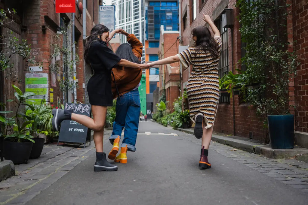 How to Wear Chunky Boots With Dresses