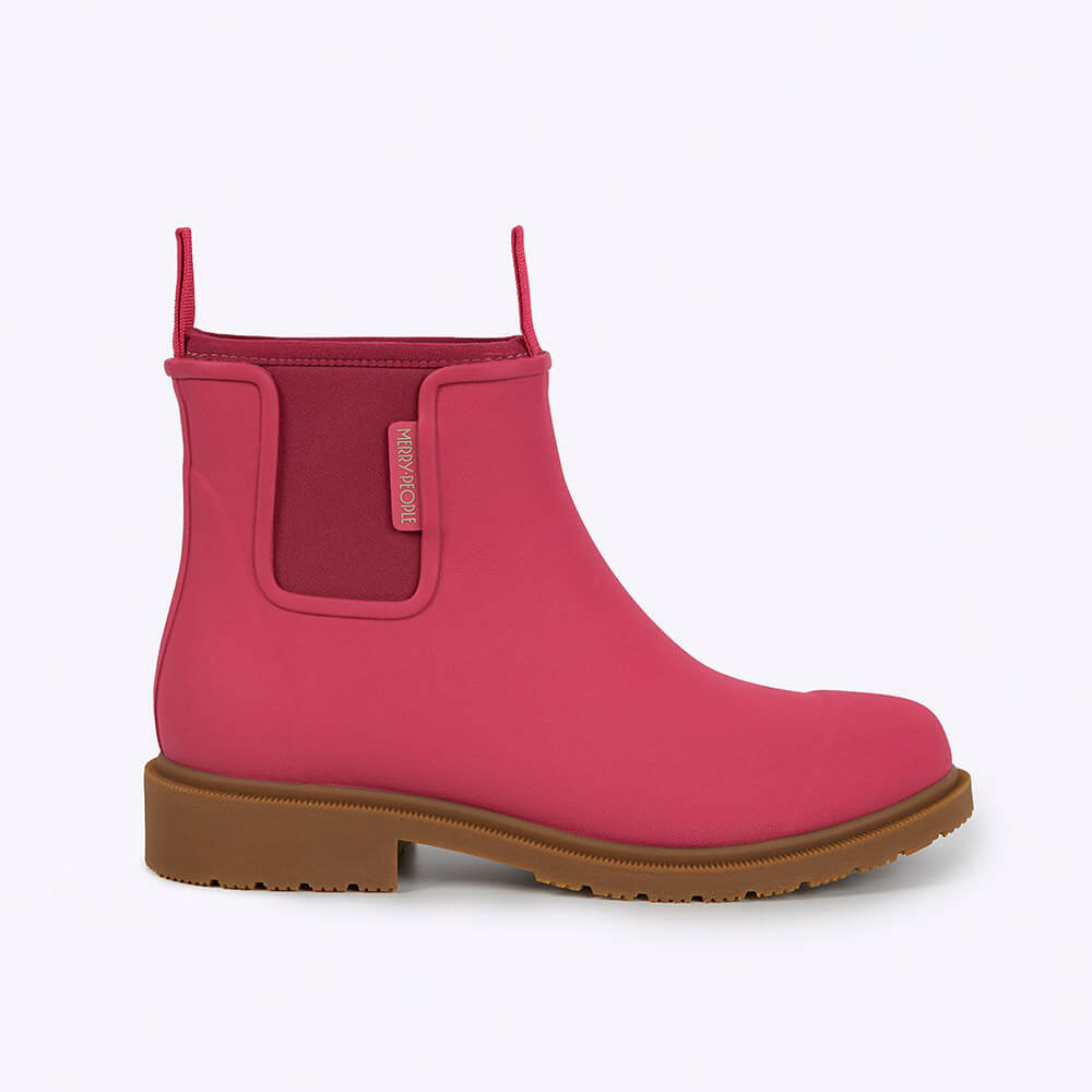 Bobbi Ankle Boot // Fuchsia Pink