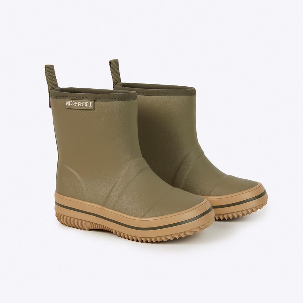 Andie Kids Gumboot // Khaki Green