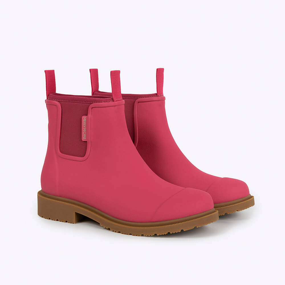 Bobbi Ankle Boot // Fuchsia Pink