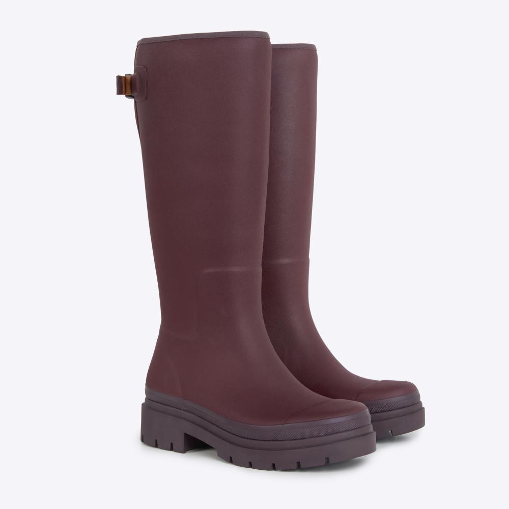 Fergie Tall Boot // Dark Cherry