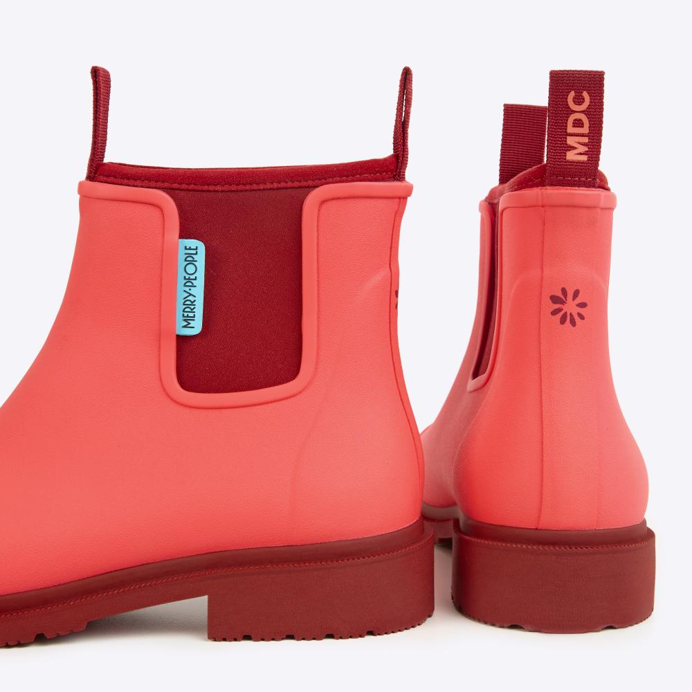 Merry People X MDC Bobbi Ankle Boot // Sunset Coral