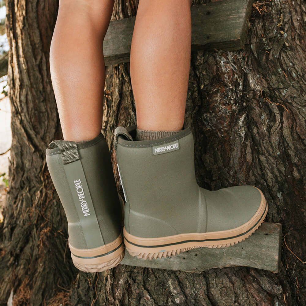 Andie Kids Gumboot // Khaki Green