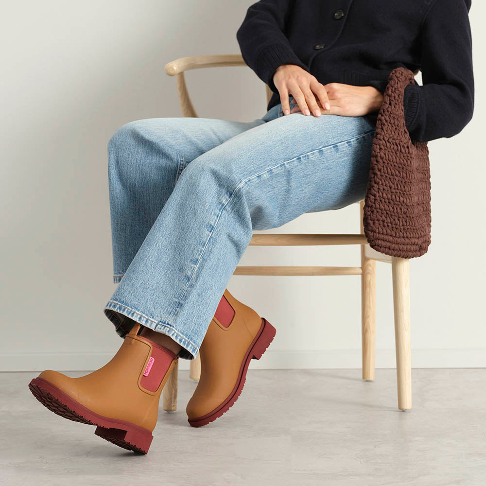 Bobbi Ankle Boot // Ochre