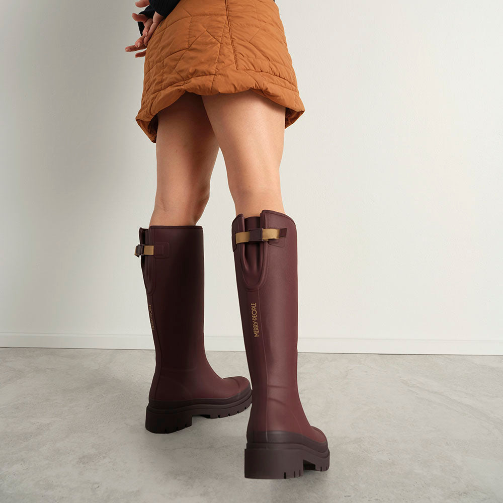 Fergie Tall Boot // Dark Cherry [Retired]