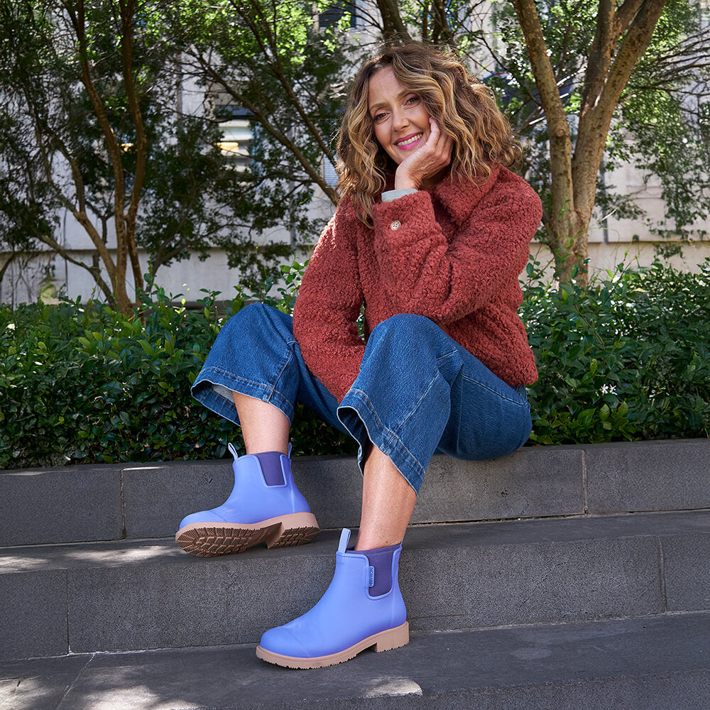 Bobbi Ankle Boot // Violet Blue