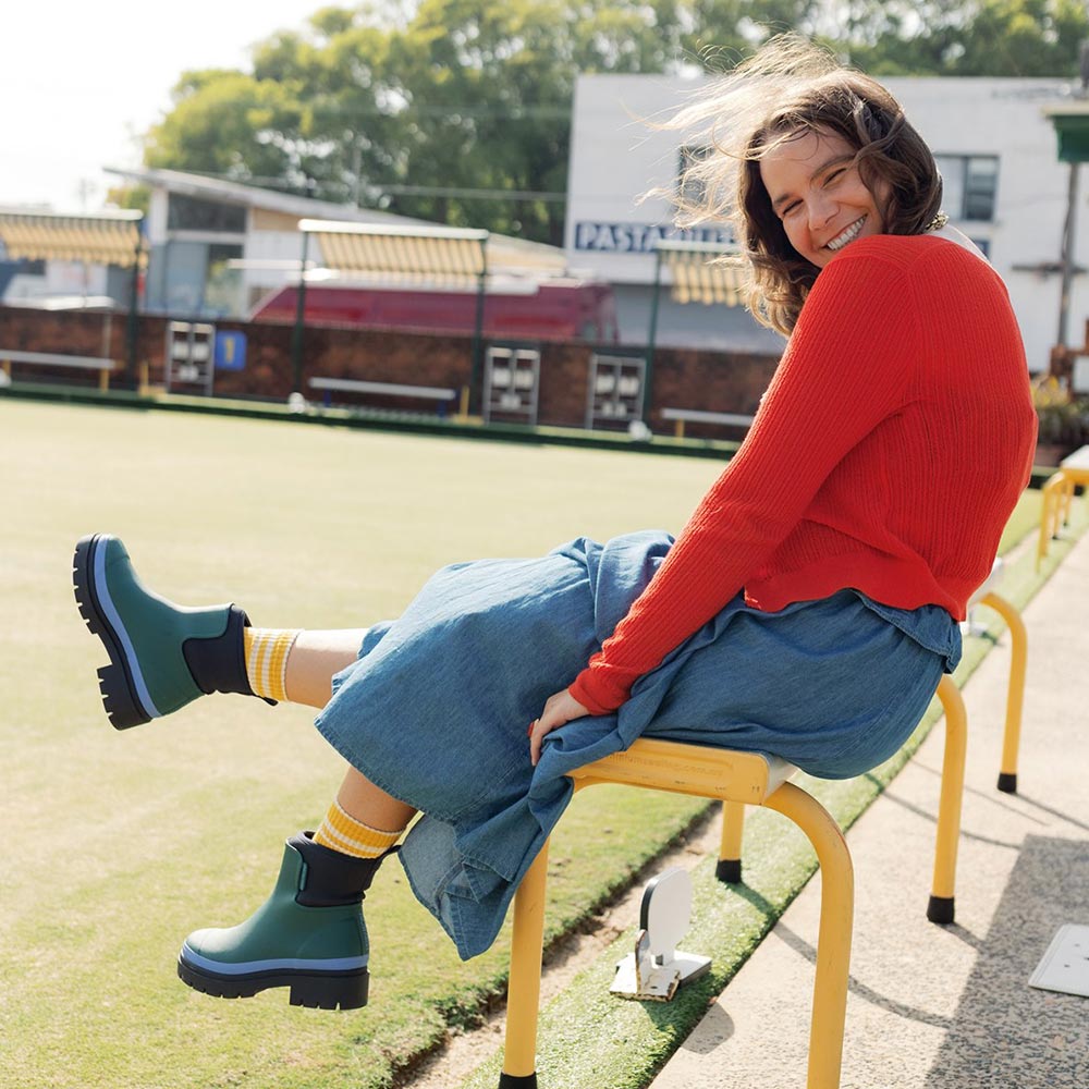 Tully Boot // Ocean Evergreen