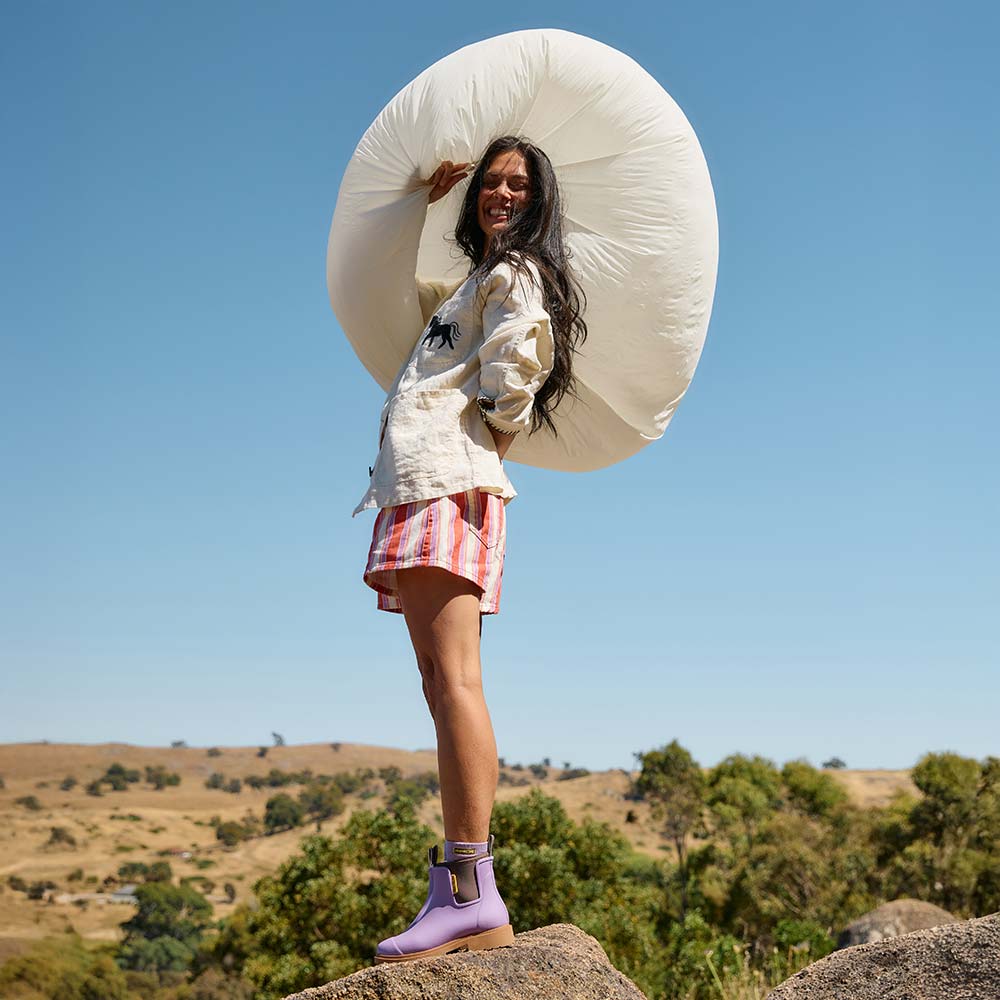 Bobbi Ankle Boot // Dusty Lilac