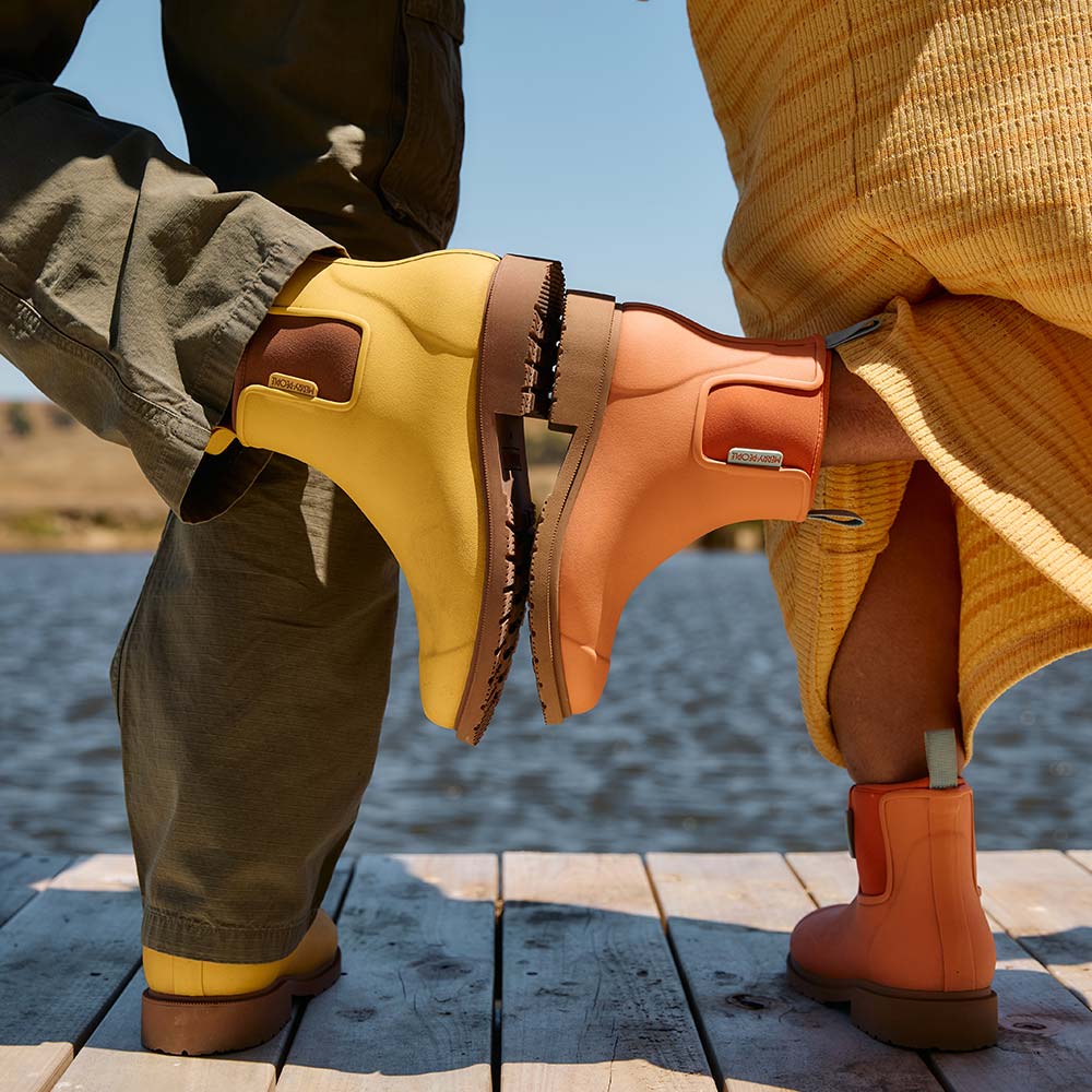 Bobbi Ankle Boot // Sherbet Orange