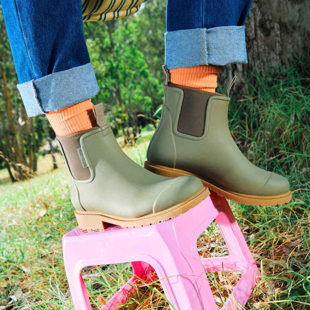 Bobbi Ankle Boot // Khaki Green