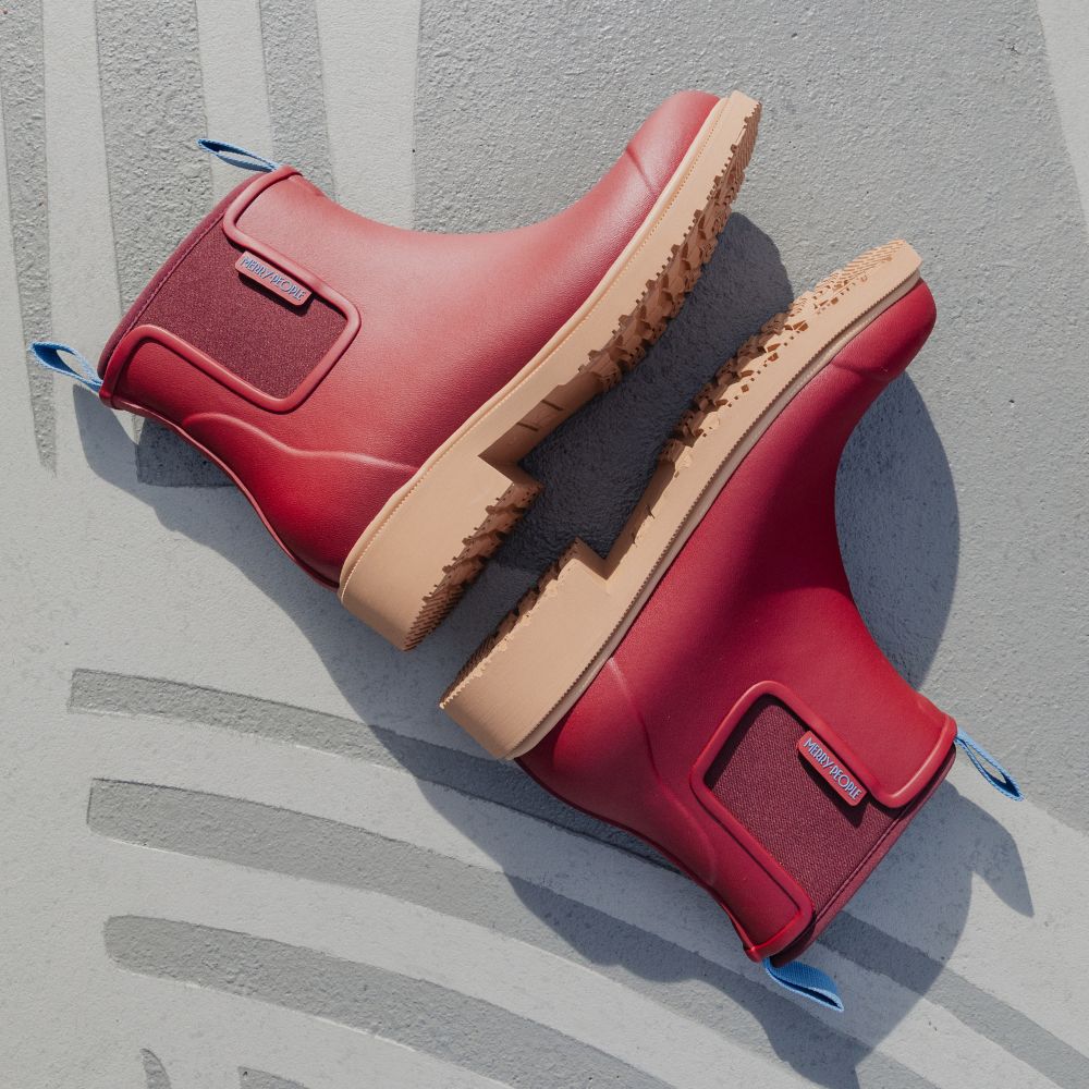 Bobbi Ankle Boot // Brick Red