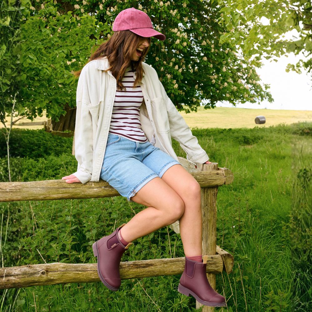 Bobbi Ankle Boot // Dark Cherry
